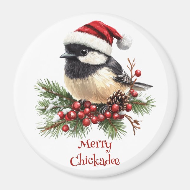 Chickadee Magnet (Front)