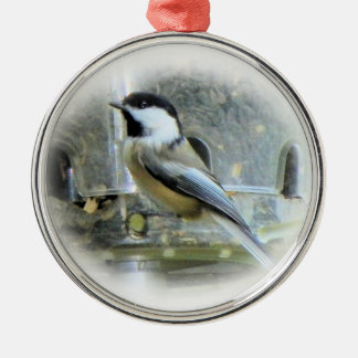 Chickadee Metal Ornament