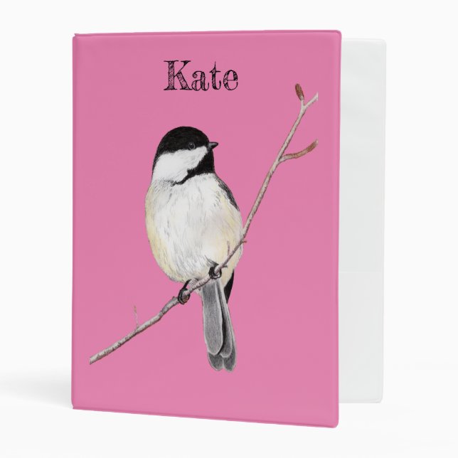 Chickadee Mini Binder (Front/Inside)