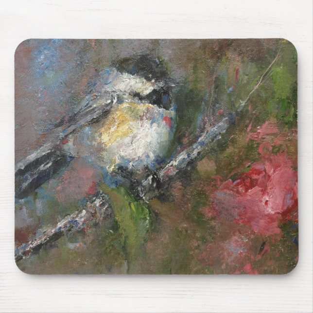 chickadee mouse pad (Front)