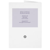 chickadee on lavender cards (Back)