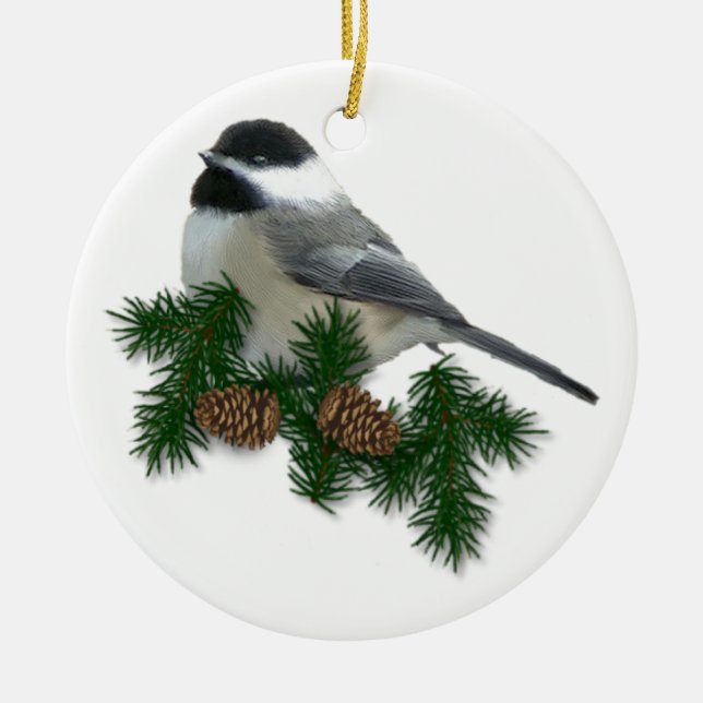 Chickadee Ornament (Front)