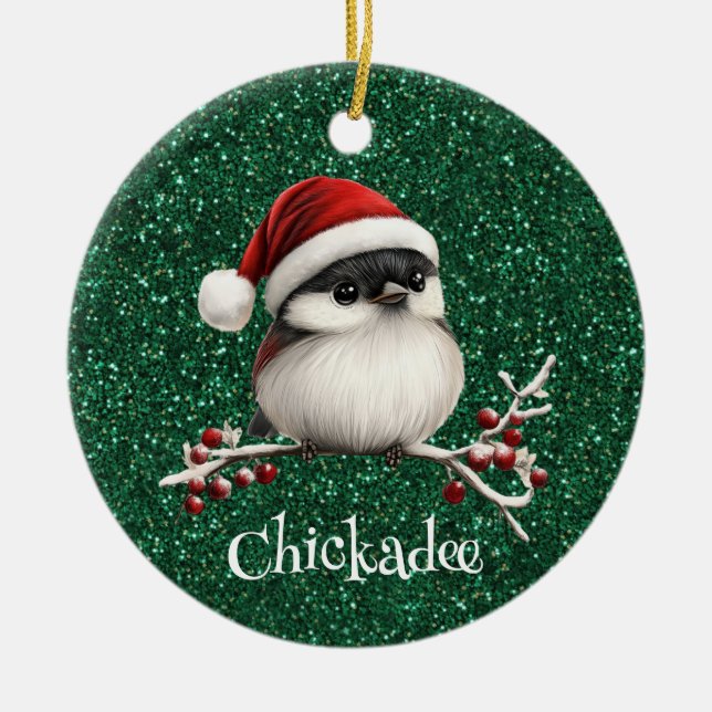 Chickadee Ornament (Front)