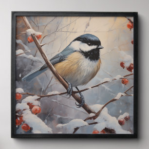 Chickadee Peel And Stick Photo Tile