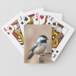 Chickadee Playing Cards at Zazzle