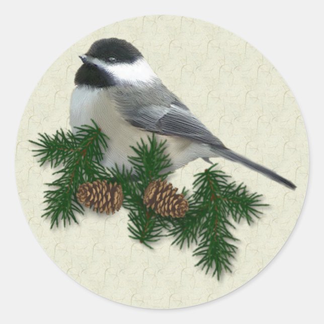 Chickadee Sticker (Front)