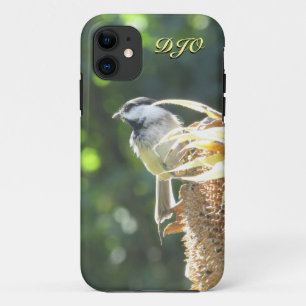 Chickadee Sunflower Harvest iPhone 11 Case