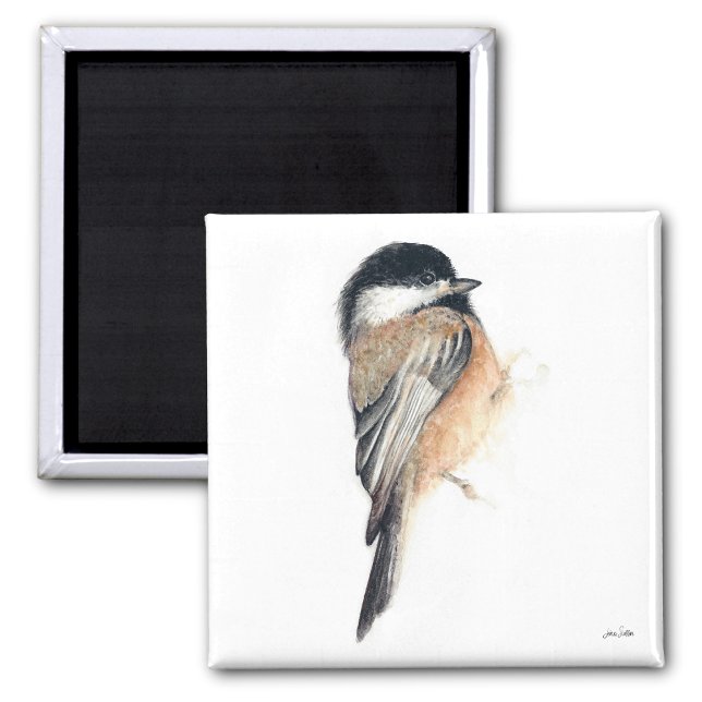 Chickadee Watercolor Art Magnet (Chickadee Watercolor Art Magnet from Jenn's Emporium. )