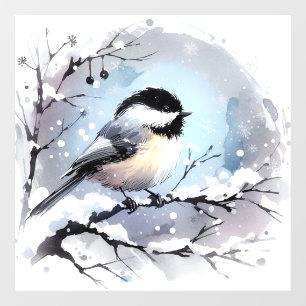 Chickadee Window Cling
