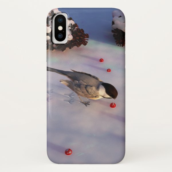 Chickadee Winter iPhone Case