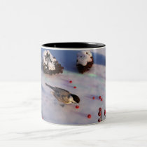 Chickadee Winter Mug