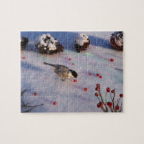 Chickadee Winter Puzzle