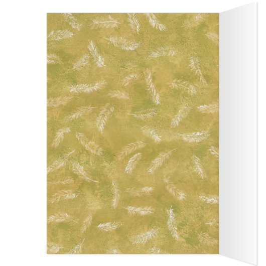 Chickadee with chinkapin acorn hat card (Inside (Left))