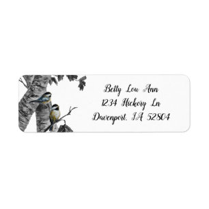 "Chickadees" [design 2] Label