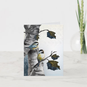 "Chickadees" [Design 2] Small  Card