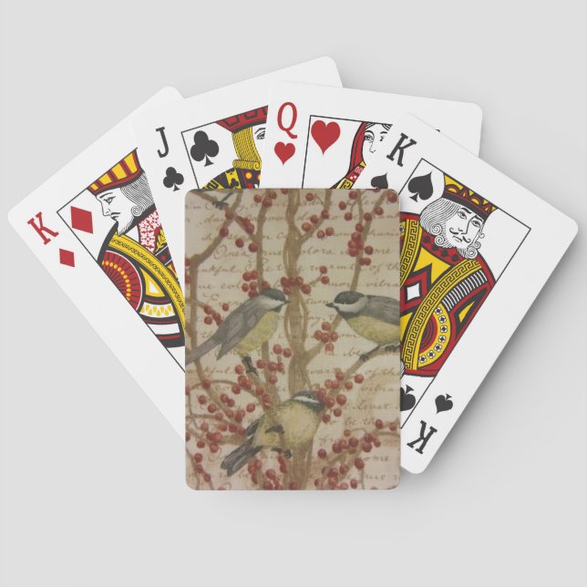 Chickadees Poker Cards (Back)