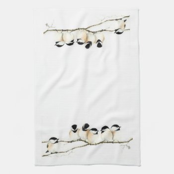Chickadees Towel by glorykmurphy at Zazzle