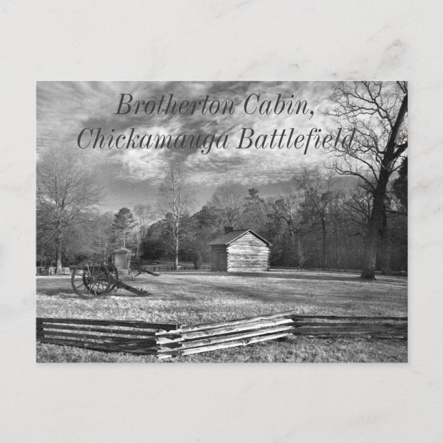 Chickamauga Battlefield Postcard (Front)