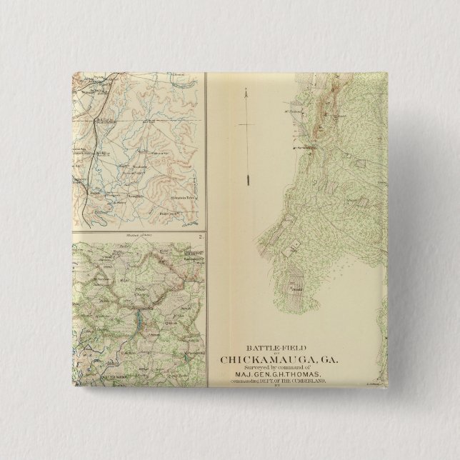 Chickamauga, Ga Button (Front)