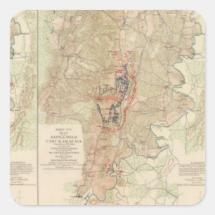 Chickamauga, Turkeytown Valley Square Sticker