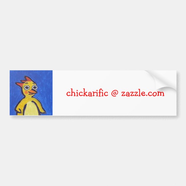 Chickarific Bumper Sticker (Front)