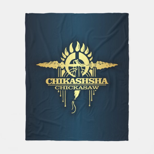 Chickasaw 2 fleece blanket (Front)
