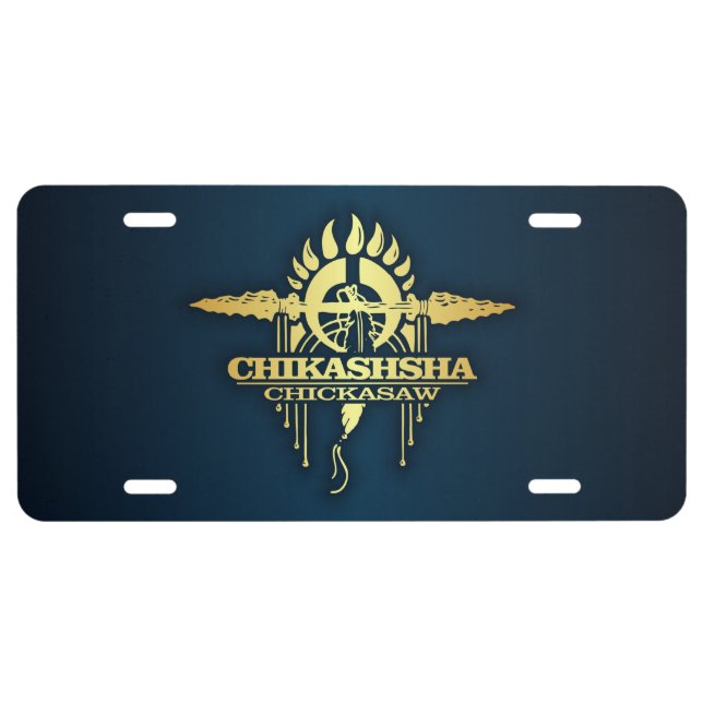 Chickasaw 2 license plate (Front)