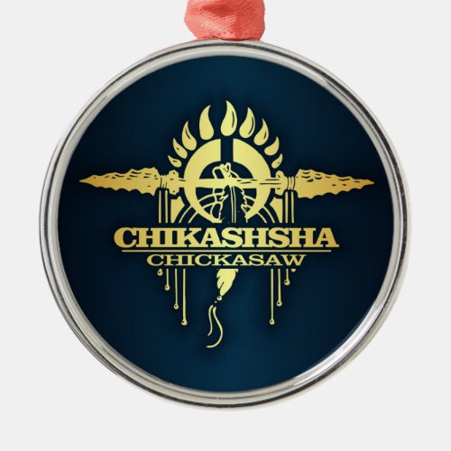 Chickasaw 2 metal ornament