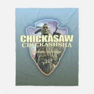 Chickasaw (arrowhead) fleece blanket