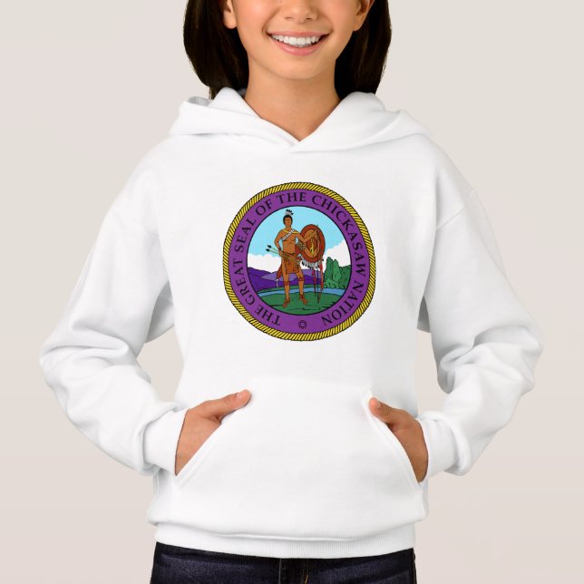 Chickasaw nation Seal  Hoodie (Front)