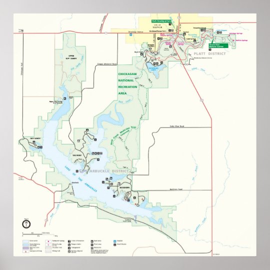 Chickasaw National Recreation Area Poster | Zazzle.com