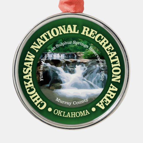 Chickasaw NRA Metal Ornament