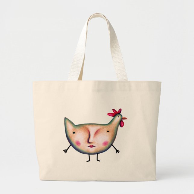 CHICKCHICK LARGE TOTE BAG (Front)