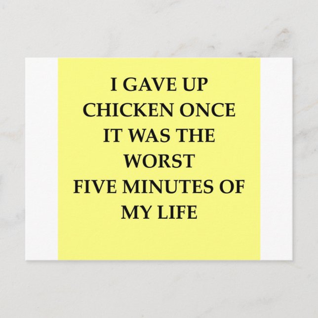 CHICKEN2.jpg Postcard (Front)