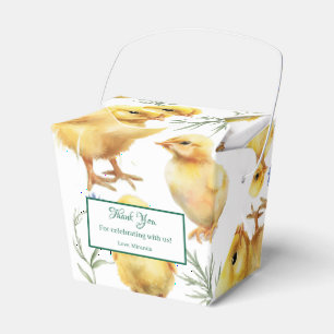 Chicken 1st birthday Farm animal Birthday Favor Boxes