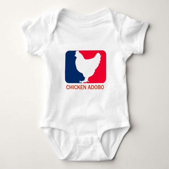 Chicken Adobo.png Baby Bodysuit (Front)