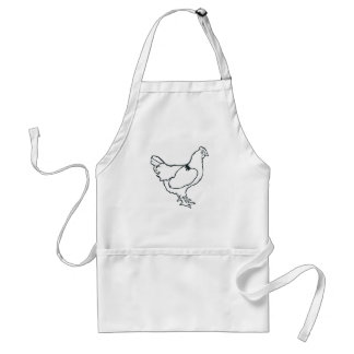 chicken adult apron