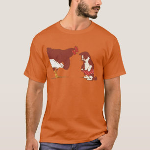 Chicken And Cat Panties T-Shirt