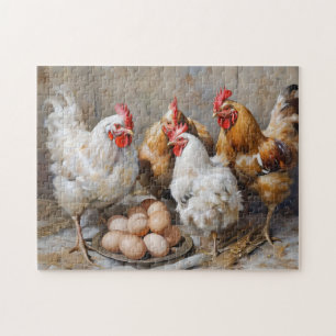 Chicken and Eggs Jigsaw Puzzle