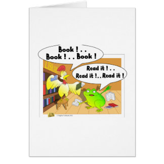 Chicken and frog cards