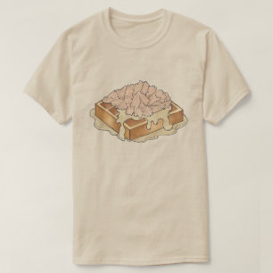 Chicken and Waffles Pennsylvania Dutch Amish Food T-Shirt