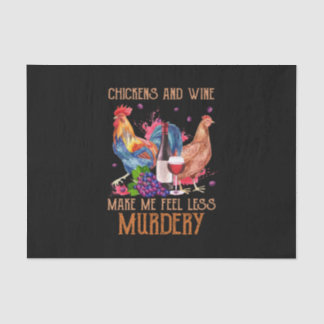 Chicken And Wine Tissue Paper