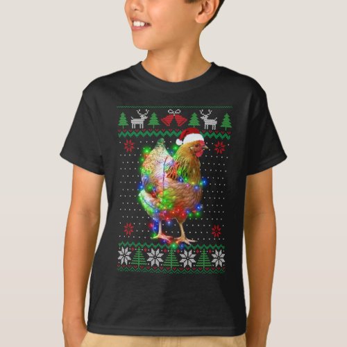 Chicken Animal Ugly Sweater Christmas Puppy Animal