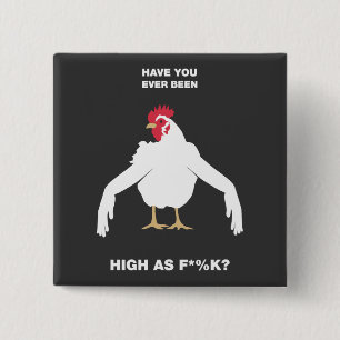 Chicken Arms Pinback Button