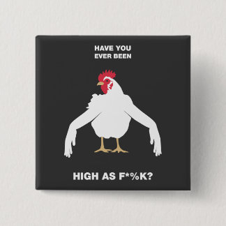 Chicken Arms Pinback Button