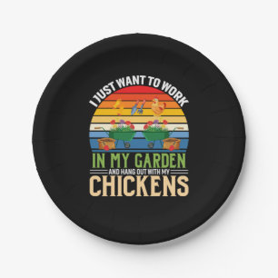 Chicken Art And Hangout With My Chickens Paper Plates