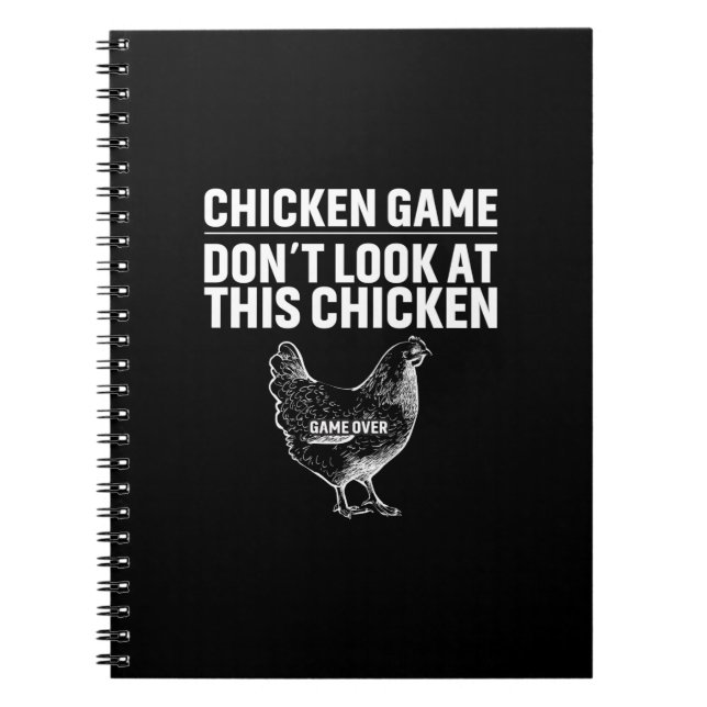 Chicken Art Chicken Game Notebook (Front)