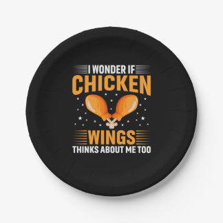 Chicken Art Chicken Wing Paper Plates