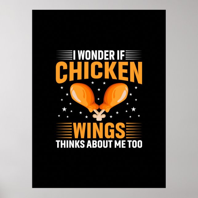 Chicken Art Chicken Wing Poster (Front)