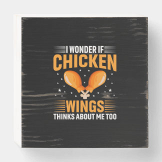 Chicken Art Chicken Wing Wooden Box Sign